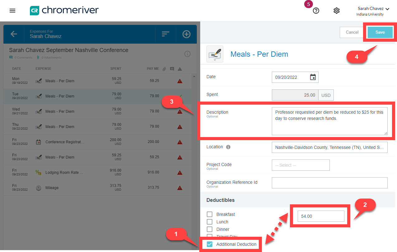 Request Per Diem Reimbursement Reimbursing Travel Travel